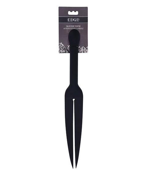 Sportsheets - Edge Silicone Tawse Double Tail Impact Paddle (Black) – product image