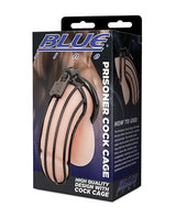 Blue Line - Prisoner Stainless Steel Chastity Cage (Black) BL1017 CherryAffairs