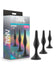 Blush Novelties - Anal Adventures Platinum Beginner Anal Plug Kit (Black) BN1189 CherryAffairs