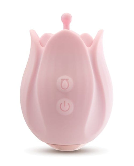Blush Novelties - Play With Me Romantic Rose Rechargeable Silicone Clitoral Vibrator (Pink) BN1178 CherryAffairs