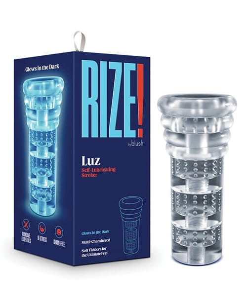 Blush Novelties - Rize Luz Glow-in-the-Dark Masturbator (Clear)