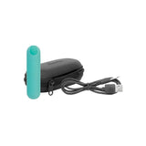 BMS Factory - PowerBullet eSSENTIAL Rechargeable Bullet Vibrator (Teal) BMS1025 CherryAffairs
