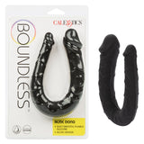 CalExotics - Boundless AC/DC Flexible Double Ended Silicone Dildo (Black) CE2186 CherryAffairs