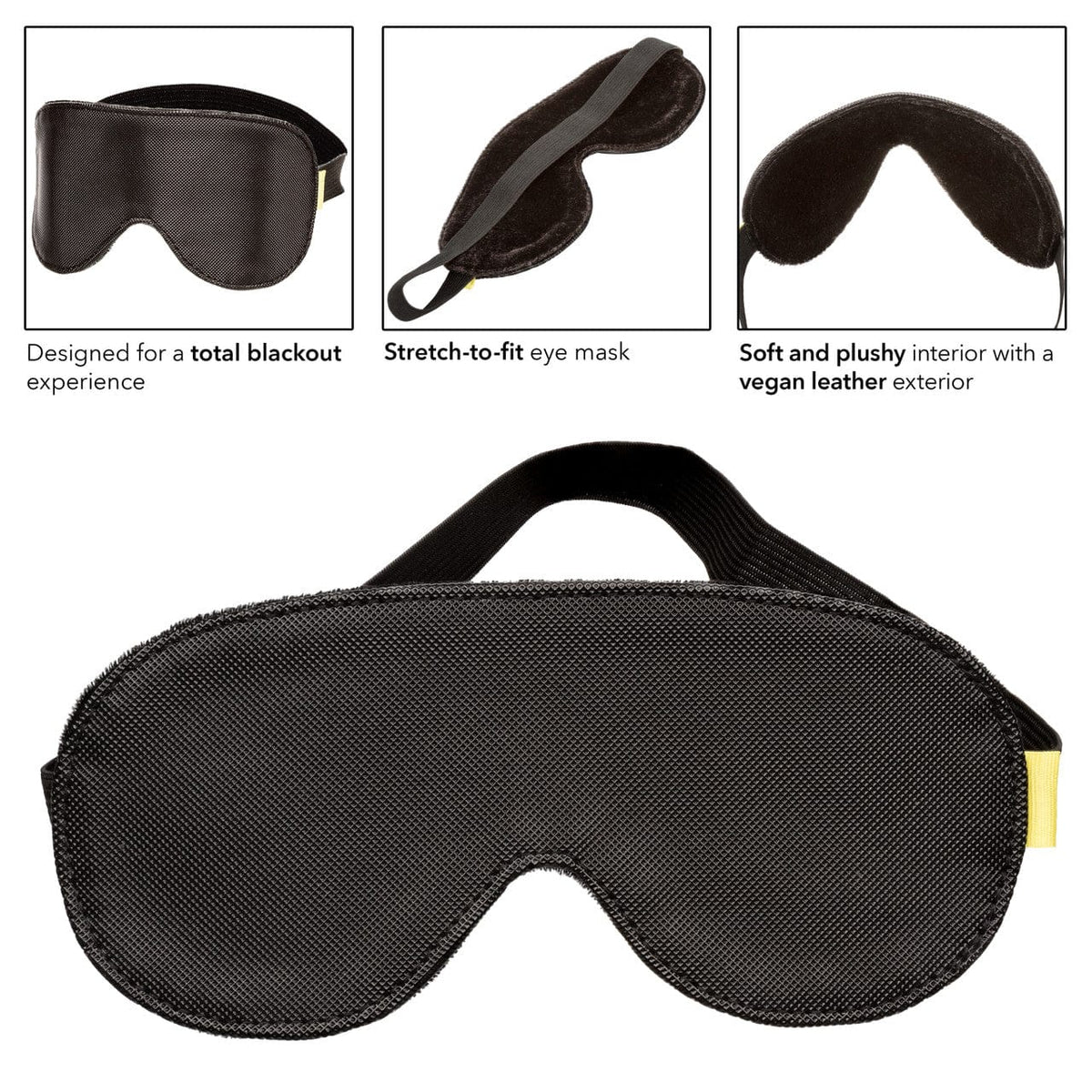 CalExotics - Boundless Padded Blackout Sensory Eye Mask (Black) CE2188 CherryAffairs