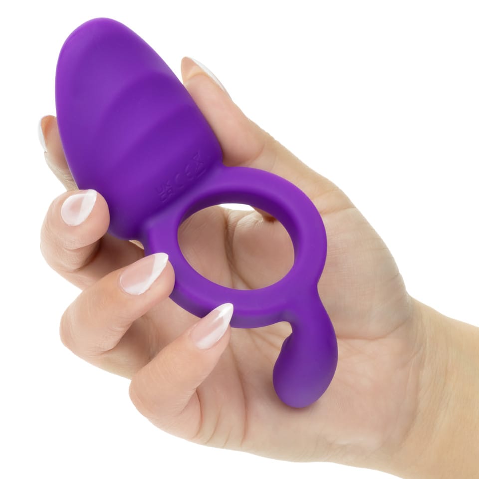 CalExotics - Closer Ring Passion Rechargeable Vibrating Cock Ring (Purple) CE2150 CherryAffairs