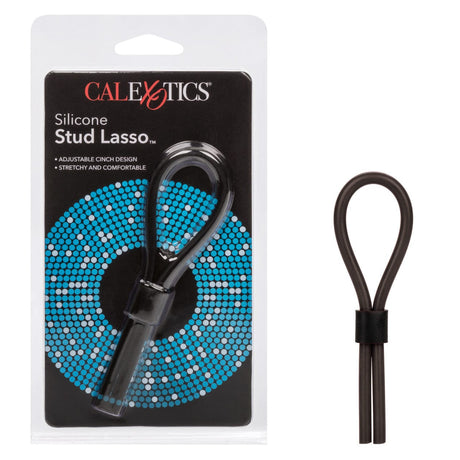 CalExotics - Silicone Stud Adjustable Lasso Cock Ring (Black) CE2200 CherryAffairs