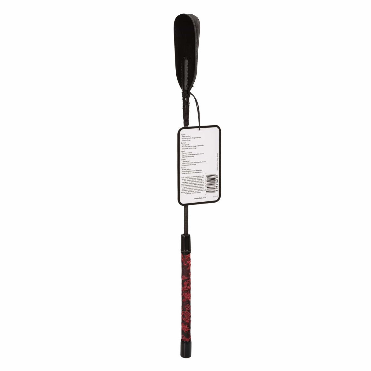 California Exotics - Scandal Split Tip Crop (Black) CE2093 CherryAffairs