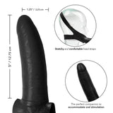 California Exotics - The Original Accommodator Latex Dong Mouth Strap On CherryAffairs