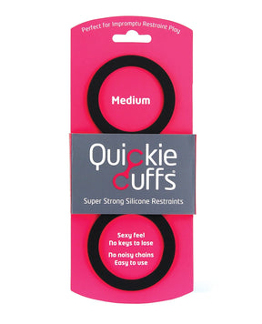 Creative Conceptions - Quickie Cuffs Medium Wrist Restraints (Black) CC1022 CherryAffairs