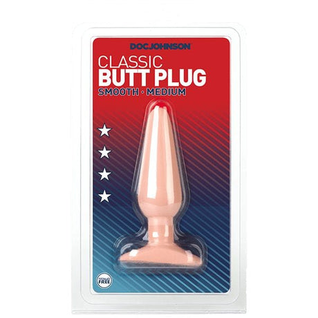 Doc Johnson - Classic Butt Plug Smooth - CherryAffairs.sg