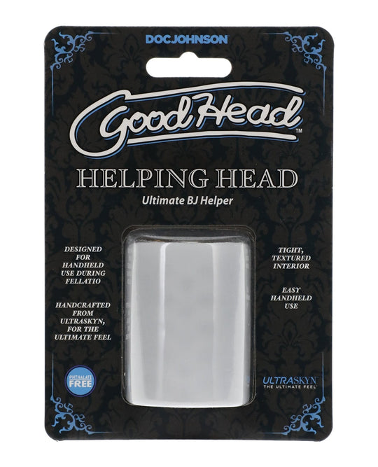 Doc Johnson - GoodHead Helping Head ปลอกช่วยสำเร็จความใคร่ทางปาก ขนาด 5.1 cm (ใส)