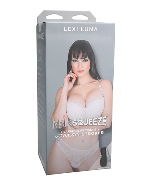 Doc Johnson - อุปกรณ์ช่วยสำเร็จความใคร่จำลองช่องคลอด Main Squeeze Lexi Luna ULTRASKYN (สีเบจ)