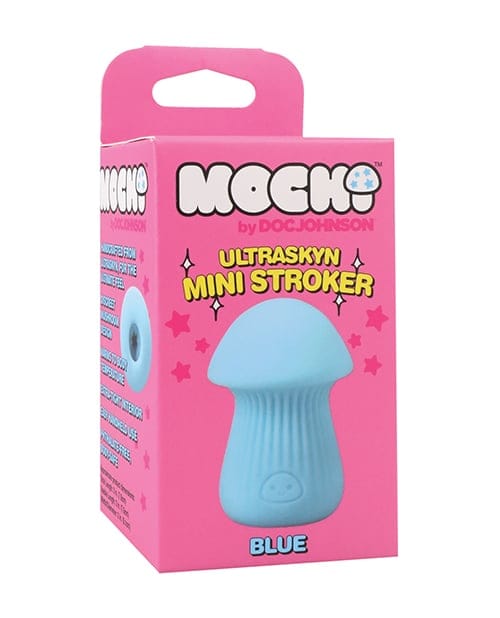 Doc Johnson - เครื่องช่วยสำเร็จความใคร่ Mochi Mini ULTRASKYN (สีน้ำเงิน)