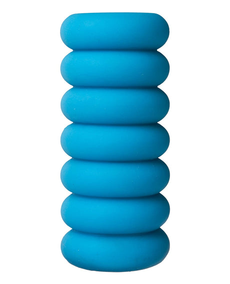 Doc Johnson - Mood Thrill Triple-Texture Masturbator (Blue) DJ1223 CherryAffairs