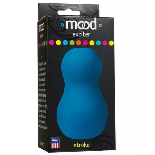 Doc Johnson - Mood ULTRASKYN Exciter เครื่องช่วยสำเร็จความใคร่พื้นผิวสัมผัส 2 แบบ (สีน้ำเงิน)