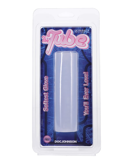 Doc Johnson - The Tube Love Glove Textured Masturbation Sleeve (Clear) DJ1227 CherryAffairs