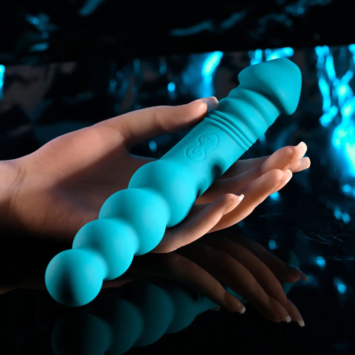 Evolved - Flip Flop Double-Ended Rechargeable Vibrator (Green) EV1210 CherryAffairs