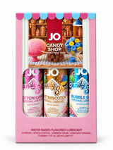 สารหล่อลื่นสูตรน้ำผสมกลิ่นรส System JO - Tri-Me Candy Shoppe แบบแพ็ก 3 ชิ้น 3 × 30 ml