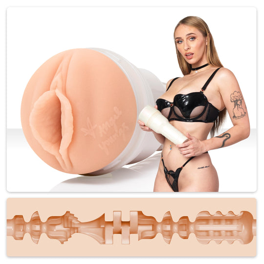Fleshlight - Fleshlight Girls Angel Youngs Vagina Stroker Masturbator (Sweetness)