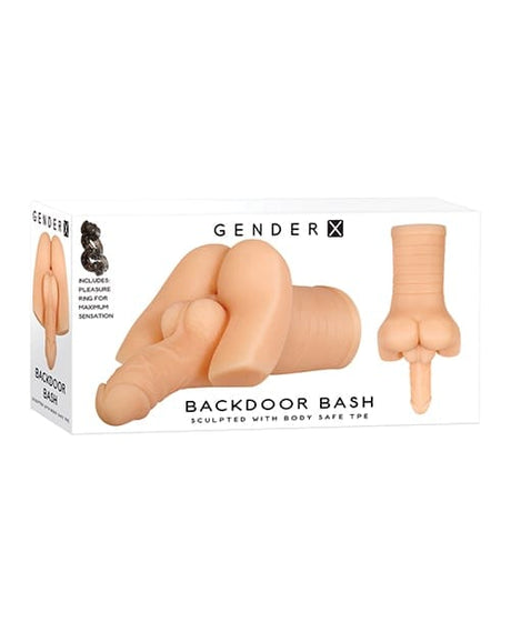 Gender X - Backdoor Bash Realistic Ass Masturbator (Beige) GX1008 CherryAffairs