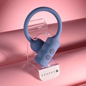 Gender X - Egg-streme Rechargeable Clitoral Vibrating Egg (Blue) GX1004 CherryAffairs