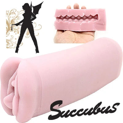 Tomax - Succubus 2.0 Bumpy Road อุปกรณ์ช่วยสำเร็จความใคร่ชายแบบมีพื้นผิว Onahole (สีเบจ)