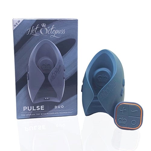 Hot Octopuss - Pulse Duo V4 Remote Control Soft Stroker Masturbator (Blue) HO1020 CherryAffairs