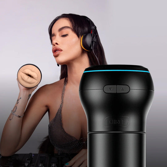 Kiiroo - PowerBlow + Feel Victoria June Mouth Masturbator (Beige)