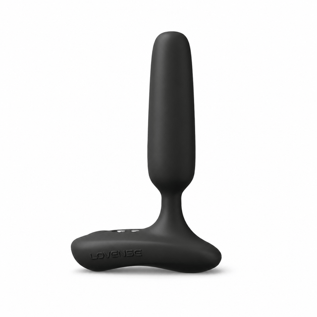 Lovense - Glint Touch-Responsive App-Controlled Anal Plug (Black) LOS1080 CherryAffairs