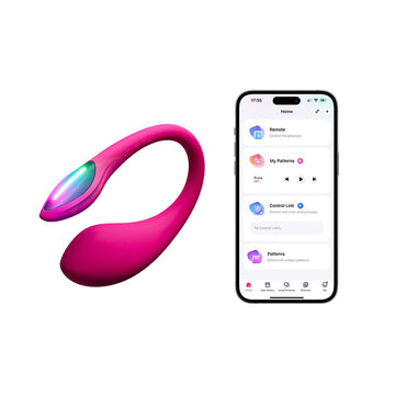 Lovense - Lush Mini App-Controlled Bullet Egg Vibrator (สีชมพู)