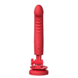 Lovense - Mission 2 App-Controlled Vibrating Suction Cup Dildo (Red) LOS1059 CherryAffairs