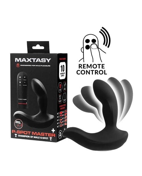 Maxtasy - P-Spot Master Remote-Control Prostate Massager (Black) MX1001 CherryAffairs