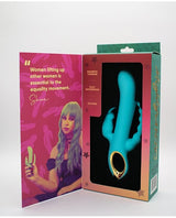 Natalie's Toy Box - Mighty Magic 3-in-1 Rabbit & Anal Beads Vibrator (Blue) NTB1001 CherryAffairs