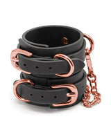 NS Novelties - Bondage Couture Wrist Cuffs (Black) NS1180 CherryAffairs