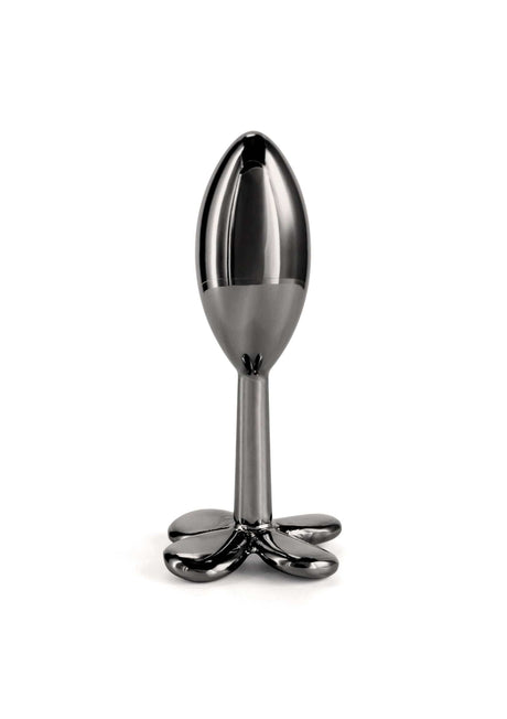 NS Novelties - Rear Assets Clover Aluminium Anal Plug (Gunmetal) NS1174 CherryAffairs