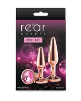 NS Novelties - Rear Assets Tapered Metal Anal Plug Training Set CherryAffairs