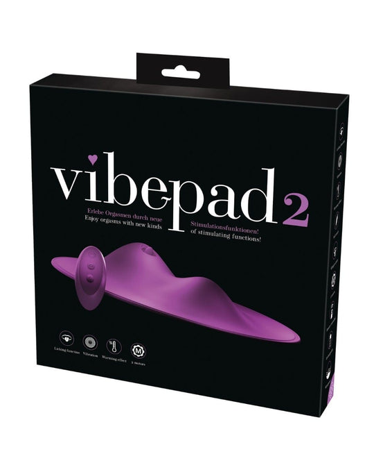 Orion - อุปกรณ์กระตุ้นคลิตอริส Vibepad 2 พร้อมฟังก์ชันให้ความร้อนและเลีย (สีม่วง)