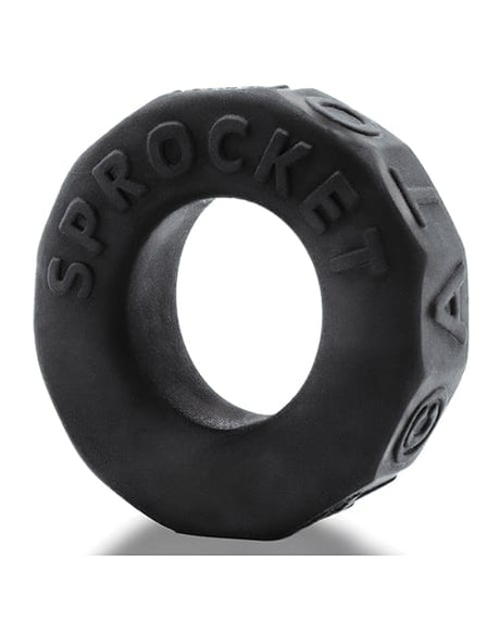 Oxballs - Sprocket Comfort No-Roll Cock Ring (Black) OX1071 CherryAffairs