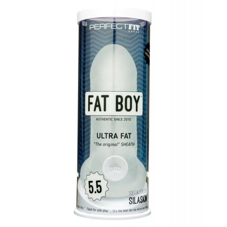 Perfect Fit - Fat Boy Original Ultra Fat 13.97 cm Penis Sleeve (Clear) PF1051 CherryAffairs