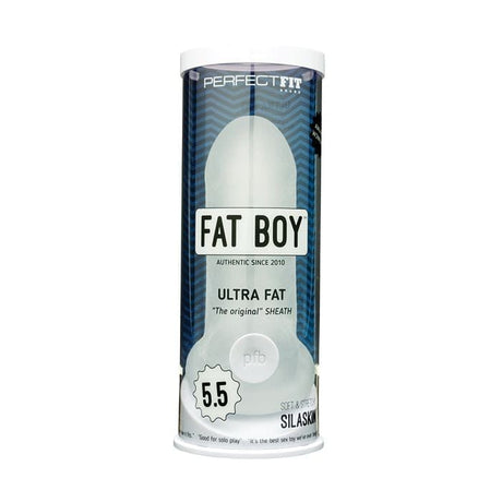Perfect Fit - Fat Boy Original Ultra Fat 13.97 cm Penis Sleeve (Clear) PF1051 CherryAffairs