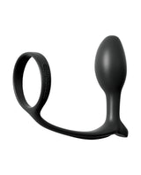 Pipedream - Anal Fantasy Ass-Gasm Beginners Silicone Cock Ring & Anal Plug (Black) PD2051 CherryAffairs