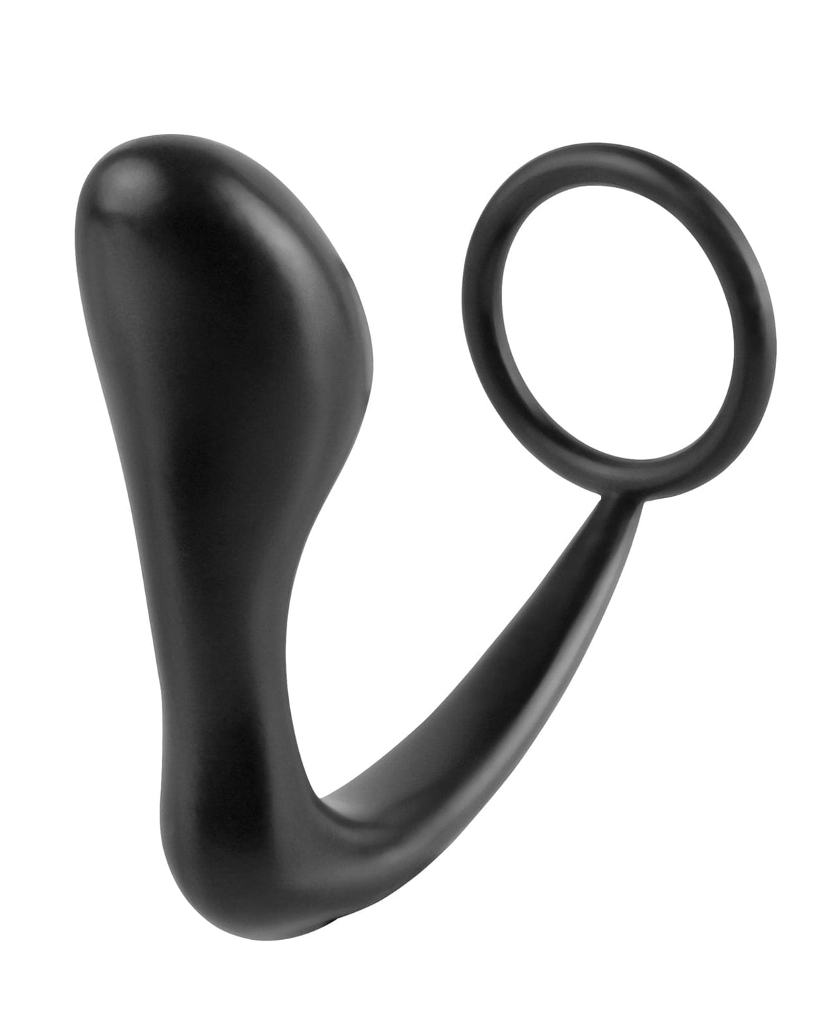 Pipedream - Anal Fantasy Ass-Gasm Silicone Cock Ring & Anal Plug (Black) PD2068 CherryAffairs