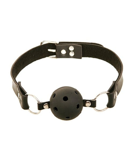 Pipedream - Fetish Fantasy Series Breathable Rubber Ball Gag (Black) PD2061 CherryAffairs