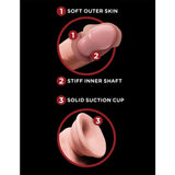 Pipedream - King Cock Plus Triple-Density Dildo with Swinging Balls CherryAffairs