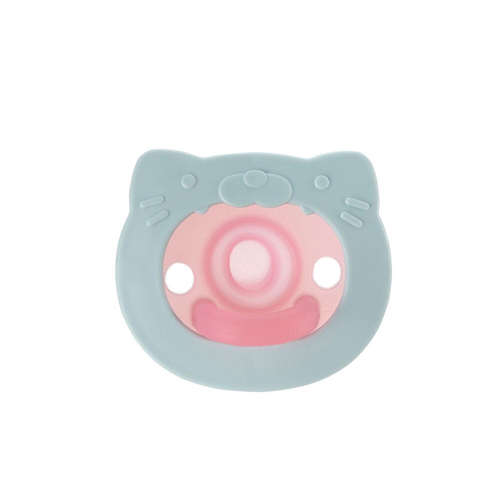 Richell - Susetsu Lab New Born Baby Silicone Pacifier with Storage Case    Baby Pacifiers