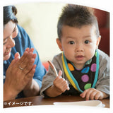 Richell - T.L.I Stage 2 Soft Easy Grip Baby Self Feeding Spoon and Fork Set    Baby Spoon and Fork