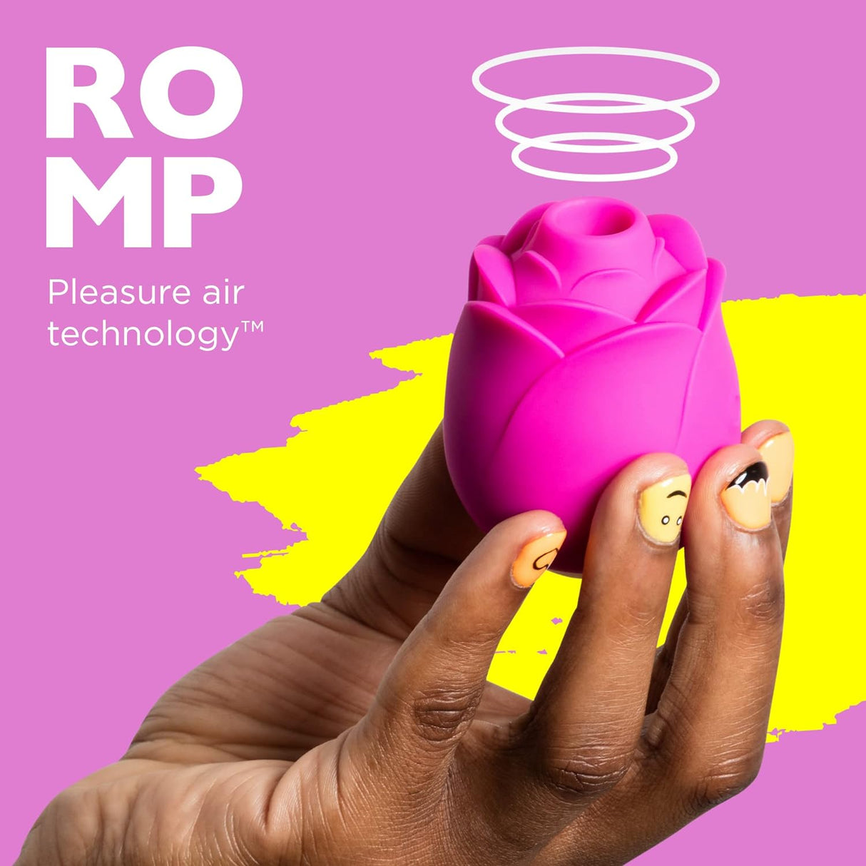 Romp - Rose Clitoral Air Stimulator (Pink) RM1008 CherryAffairs