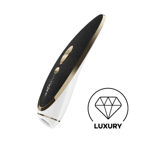 Satisfyer - Luxury Haute Couture Clitoral Air Stimulator (สีดำ)