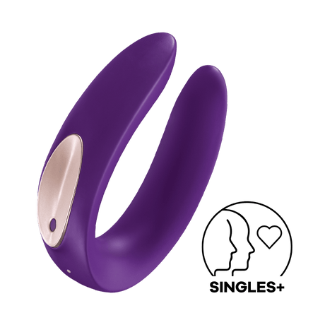 Satisfyer - Partner Plus Couple Vibrator (Purple) - CherryAffairs.sg