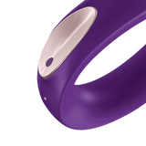 Satisfyer - Partner Plus Couple Vibrator (Purple) - CherryAffairs.sg